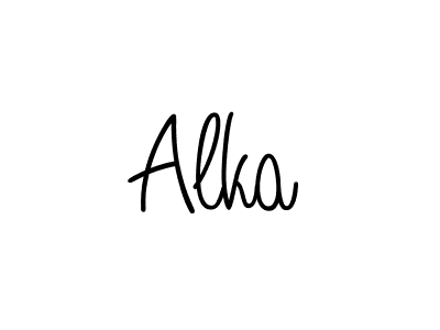 How to Draw Alka signature style? Angelique-Rose-font-FFP is a latest design signature styles for name Alka. Alka signature style 5 images and pictures png