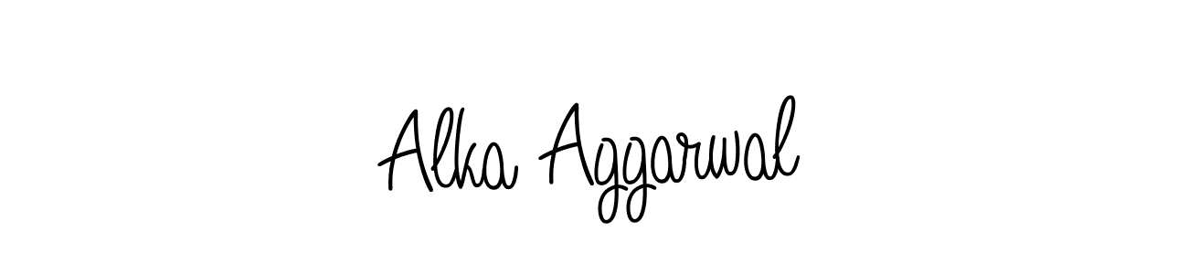 Make a beautiful signature design for name Alka Aggarwal. Use this online signature maker to create a handwritten signature for free. Alka Aggarwal signature style 5 images and pictures png