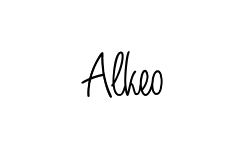 Also we have Alkeo name is the best signature style. Create professional handwritten signature collection using Angelique-Rose-font-FFP autograph style. Alkeo signature style 5 images and pictures png