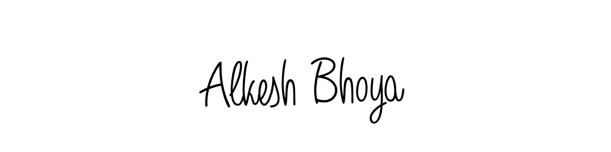Once you've used our free online signature maker to create your best signature Angelique-Rose-font-FFP style, it's time to enjoy all of the benefits that Alkesh Bhoya name signing documents. Alkesh Bhoya signature style 5 images and pictures png