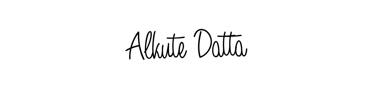 Create a beautiful signature design for name Alkute Datta. With this signature (Angelique-Rose-font-FFP) fonts, you can make a handwritten signature for free. Alkute Datta signature style 5 images and pictures png