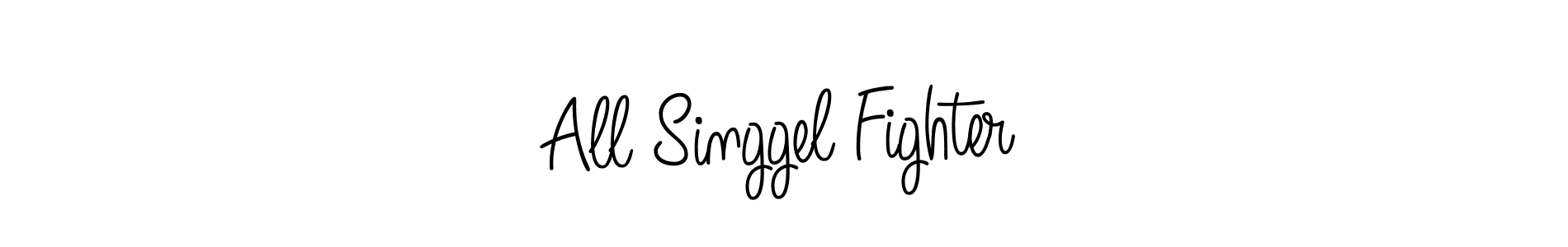 How to Draw All Singgel Fighter signature style? Angelique-Rose-font-FFP is a latest design signature styles for name All Singgel Fighter. All Singgel Fighter signature style 5 images and pictures png