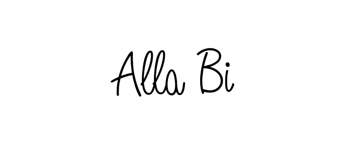 Best and Professional Signature Style for Alla Bi. Angelique-Rose-font-FFP Best Signature Style Collection. Alla Bi signature style 5 images and pictures png