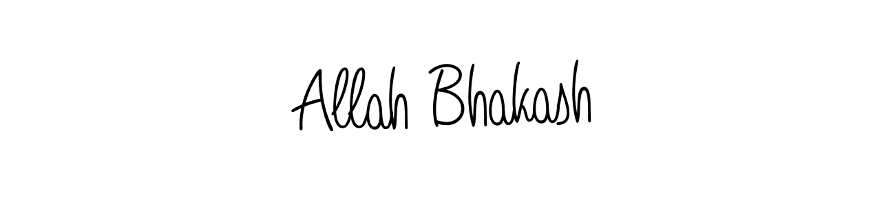 This is the best signature style for the Allah Bhakash name. Also you like these signature font (Angelique-Rose-font-FFP). Mix name signature. Allah Bhakash signature style 5 images and pictures png
