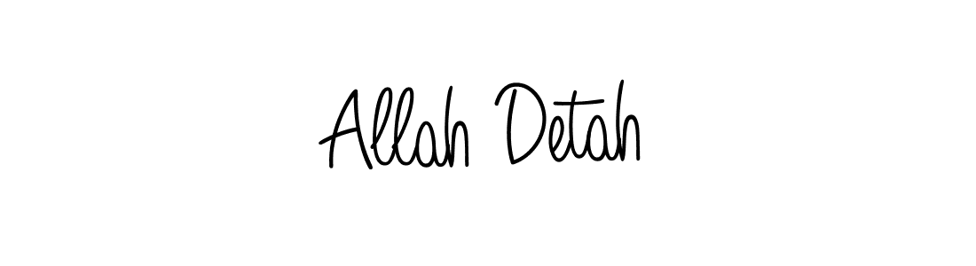 Also we have Allah Detah name is the best signature style. Create professional handwritten signature collection using Angelique-Rose-font-FFP autograph style. Allah Detah signature style 5 images and pictures png