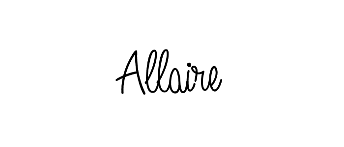 Make a beautiful signature design for name Allaire. Use this online signature maker to create a handwritten signature for free. Allaire signature style 5 images and pictures png