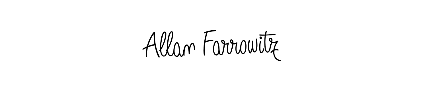 Angelique-Rose-font-FFP is a professional signature style that is perfect for those who want to add a touch of class to their signature. It is also a great choice for those who want to make their signature more unique. Get Allan Farrowitz name to fancy signature for free. Allan Farrowitz signature style 5 images and pictures png