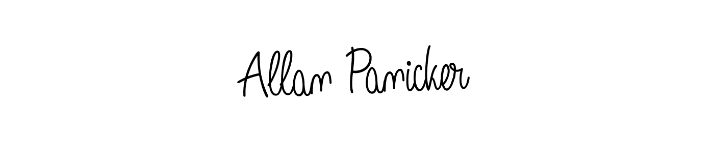 Make a short Allan Panicker signature style. Manage your documents anywhere anytime using Angelique-Rose-font-FFP. Create and add eSignatures, submit forms, share and send files easily. Allan Panicker signature style 5 images and pictures png