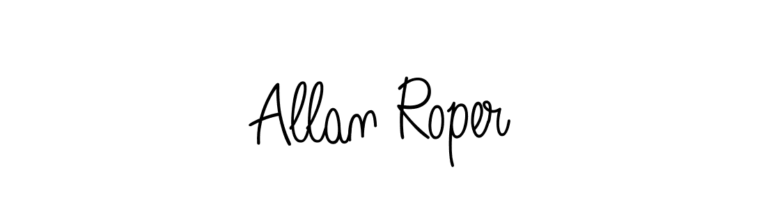 Design your own signature with our free online signature maker. With this signature software, you can create a handwritten (Angelique-Rose-font-FFP) signature for name Allan Roper. Allan Roper signature style 5 images and pictures png