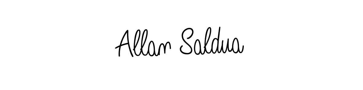 Make a beautiful signature design for name Allan Saldua. Use this online signature maker to create a handwritten signature for free. Allan Saldua signature style 5 images and pictures png
