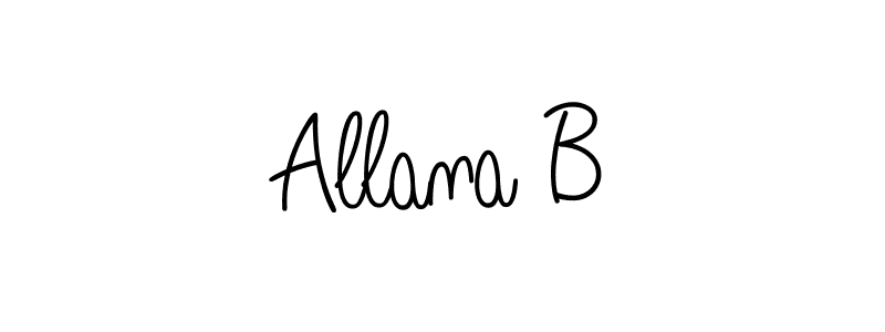 Best and Professional Signature Style for Allana B. Angelique-Rose-font-FFP Best Signature Style Collection. Allana B signature style 5 images and pictures png