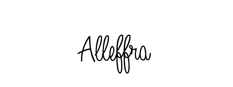 if you are searching for the best signature style for your name Alleffra. so please give up your signature search. here we have designed multiple signature styles  using Angelique-Rose-font-FFP. Alleffra signature style 5 images and pictures png