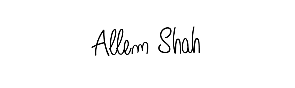 Also we have Allem Shah name is the best signature style. Create professional handwritten signature collection using Angelique-Rose-font-FFP autograph style. Allem Shah signature style 5 images and pictures png