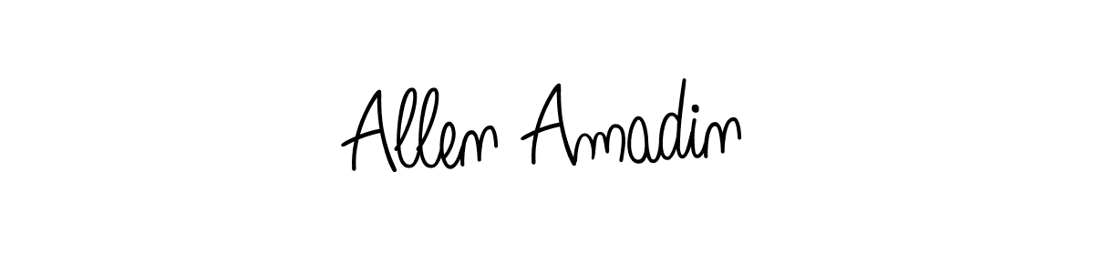 Create a beautiful signature design for name Allen Amadin. With this signature (Angelique-Rose-font-FFP) fonts, you can make a handwritten signature for free. Allen Amadin signature style 5 images and pictures png