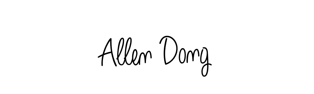 Make a beautiful signature design for name Allen Dong. Use this online signature maker to create a handwritten signature for free. Allen Dong signature style 5 images and pictures png