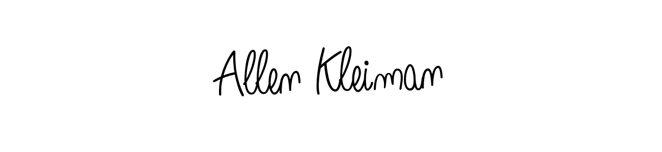 How to make Allen Kleiman signature? Angelique-Rose-font-FFP is a professional autograph style. Create handwritten signature for Allen Kleiman name. Allen Kleiman signature style 5 images and pictures png