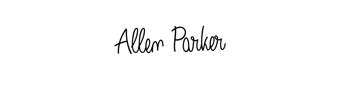 Create a beautiful signature design for name Allen Parker. With this signature (Angelique-Rose-font-FFP) fonts, you can make a handwritten signature for free. Allen Parker signature style 5 images and pictures png