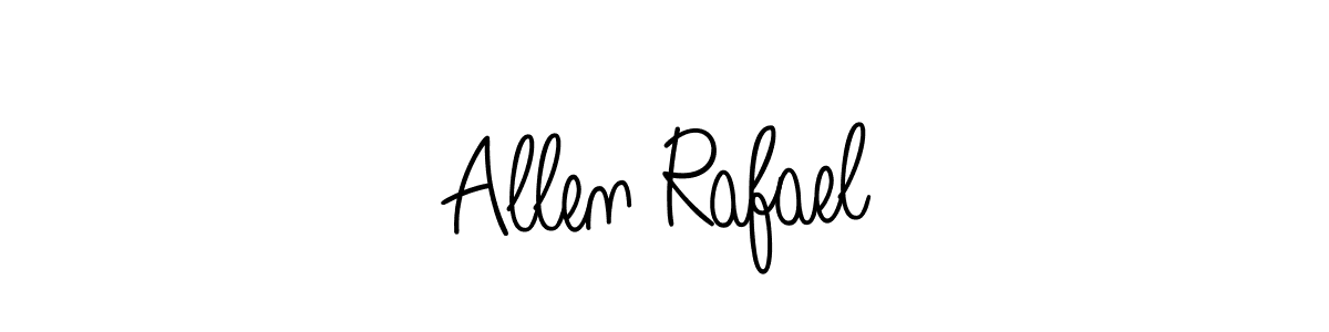 Make a beautiful signature design for name Allen Rafael. With this signature (Angelique-Rose-font-FFP) style, you can create a handwritten signature for free. Allen Rafael signature style 5 images and pictures png