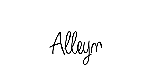 How to Draw Alleyn signature style? Angelique-Rose-font-FFP is a latest design signature styles for name Alleyn. Alleyn signature style 5 images and pictures png