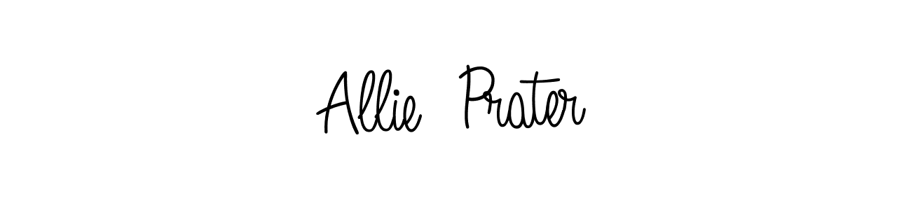 Use a signature maker to create a handwritten signature online. With this signature software, you can design (Angelique-Rose-font-FFP) your own signature for name Allie  Prater. Allie  Prater signature style 5 images and pictures png