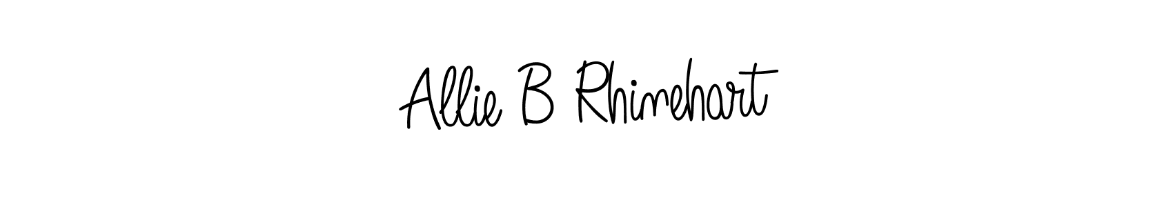 Here are the top 10 professional signature styles for the name Allie B Rhinehart. These are the best autograph styles you can use for your name. Allie B Rhinehart signature style 5 images and pictures png