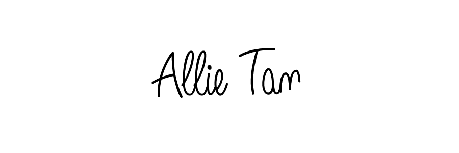 Here are the top 10 professional signature styles for the name Allie Tan. These are the best autograph styles you can use for your name. Allie Tan signature style 5 images and pictures png