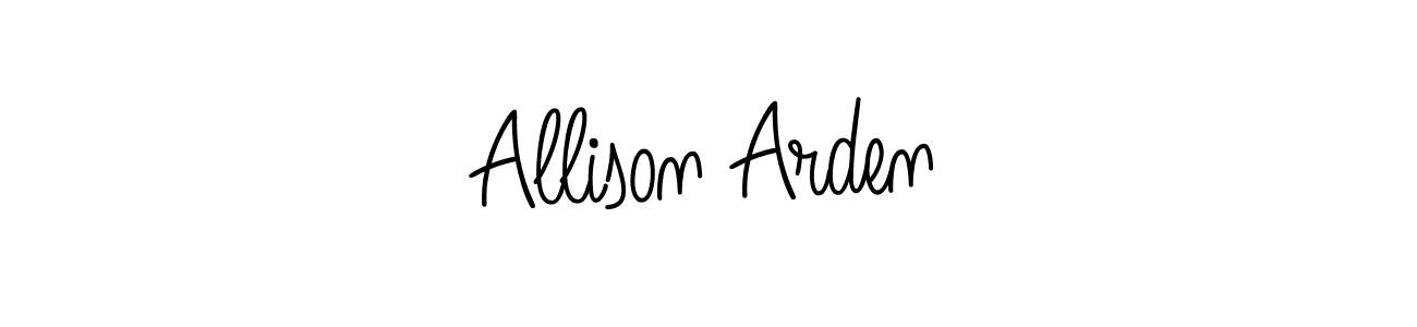 Make a beautiful signature design for name Allison Arden. Use this online signature maker to create a handwritten signature for free. Allison Arden signature style 5 images and pictures png