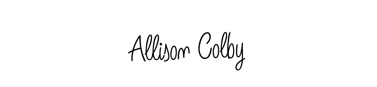 Check out images of Autograph of Allison Colby name. Actor Allison Colby Signature Style. Angelique-Rose-font-FFP is a professional sign style online. Allison Colby signature style 5 images and pictures png