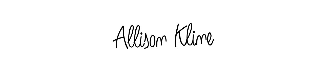 Create a beautiful signature design for name Allison Kline. With this signature (Angelique-Rose-font-FFP) fonts, you can make a handwritten signature for free. Allison Kline signature style 5 images and pictures png