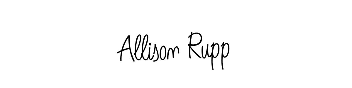 Make a beautiful signature design for name Allison Rupp. Use this online signature maker to create a handwritten signature for free. Allison Rupp signature style 5 images and pictures png