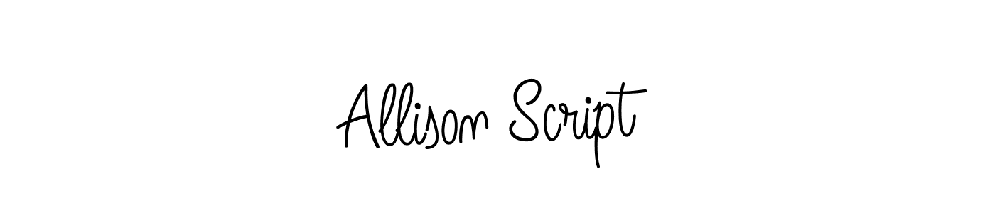 Check out images of Autograph of Allison Script name. Actor Allison Script Signature Style. Angelique-Rose-font-FFP is a professional sign style online. Allison Script signature style 5 images and pictures png