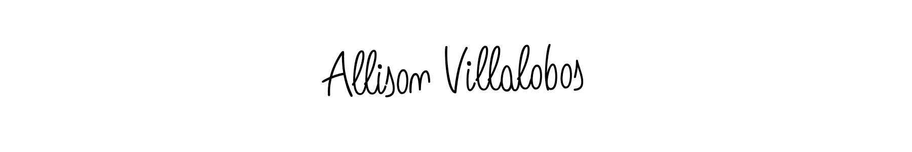 The best way (Angelique-Rose-font-FFP) to make a short signature is to pick only two or three words in your name. The name Allison Villalobos include a total of six letters. For converting this name. Allison Villalobos signature style 5 images and pictures png