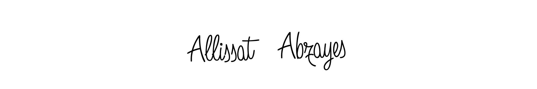 Allissat   Abzayes stylish signature style. Best Handwritten Sign (Angelique-Rose-font-FFP) for my name. Handwritten Signature Collection Ideas for my name Allissat   Abzayes. Allissat   Abzayes signature style 5 images and pictures png