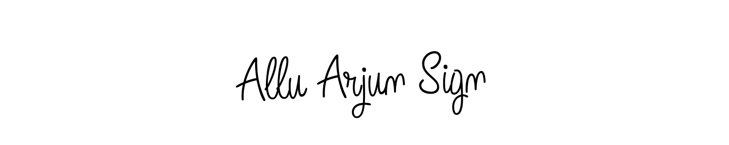 How to Draw Allu Arjun Sign signature style? Angelique-Rose-font-FFP is a latest design signature styles for name Allu Arjun Sign. Allu Arjun Sign signature style 5 images and pictures png