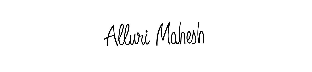 Angelique-Rose-font-FFP is a professional signature style that is perfect for those who want to add a touch of class to their signature. It is also a great choice for those who want to make their signature more unique. Get Alluri Mahesh name to fancy signature for free. Alluri Mahesh signature style 5 images and pictures png