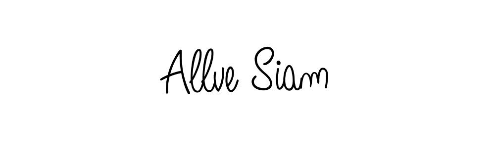 Once you've used our free online signature maker to create your best signature Angelique-Rose-font-FFP style, it's time to enjoy all of the benefits that Allve Siam name signing documents. Allve Siam signature style 5 images and pictures png