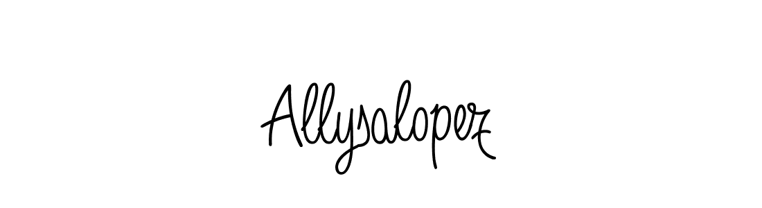 Here are the top 10 professional signature styles for the name Allysalopez. These are the best autograph styles you can use for your name. Allysalopez signature style 5 images and pictures png