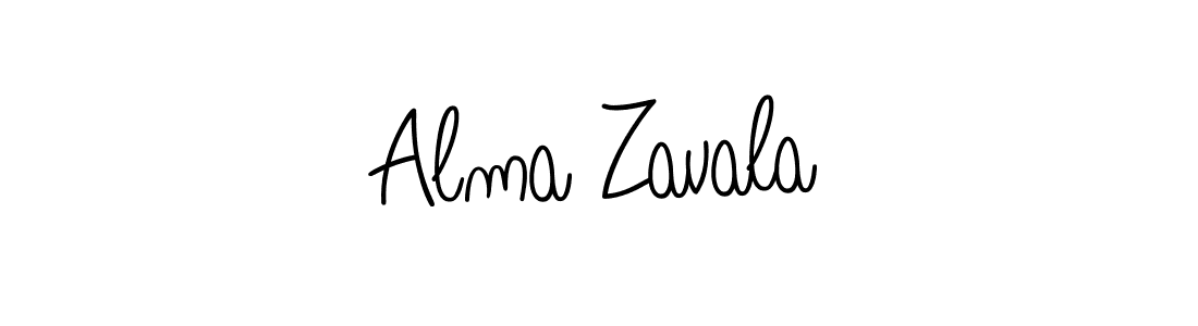 Create a beautiful signature design for name Alma Zavala. With this signature (Angelique-Rose-font-FFP) fonts, you can make a handwritten signature for free. Alma Zavala signature style 5 images and pictures png