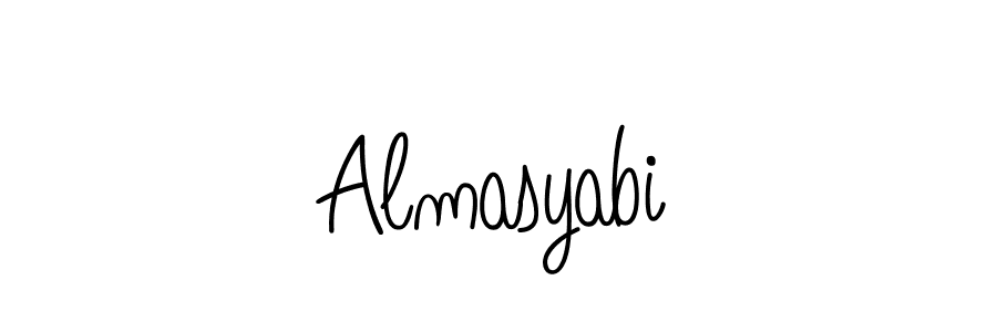 How to make Almasyabi signature? Angelique-Rose-font-FFP is a professional autograph style. Create handwritten signature for Almasyabi name. Almasyabi signature style 5 images and pictures png