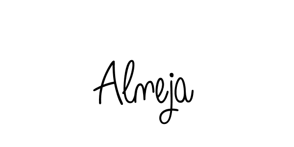 You can use this online signature creator to create a handwritten signature for the name Alneja. This is the best online autograph maker. Alneja signature style 5 images and pictures png