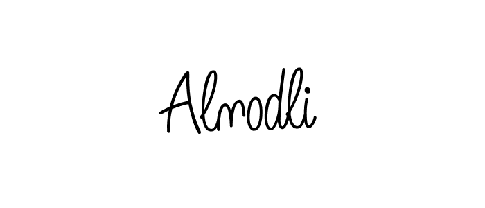 Design your own signature with our free online signature maker. With this signature software, you can create a handwritten (Angelique-Rose-font-FFP) signature for name Alnodli. Alnodli signature style 5 images and pictures png