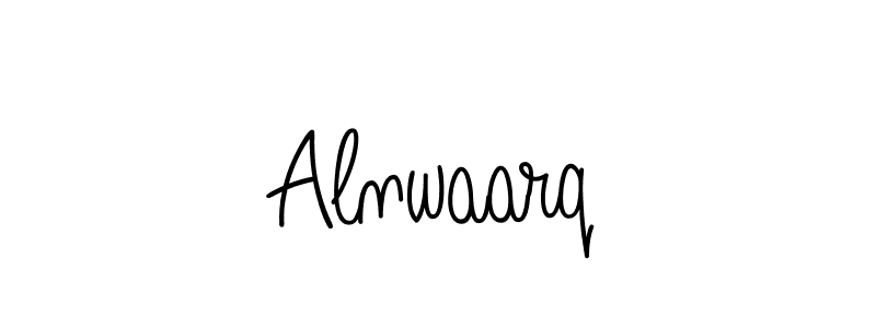 Once you've used our free online signature maker to create your best signature Angelique-Rose-font-FFP style, it's time to enjoy all of the benefits that Alnwaarq name signing documents. Alnwaarq signature style 5 images and pictures png