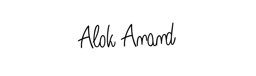 Create a beautiful signature design for name Alok Anand. With this signature (Angelique-Rose-font-FFP) fonts, you can make a handwritten signature for free. Alok Anand signature style 5 images and pictures png