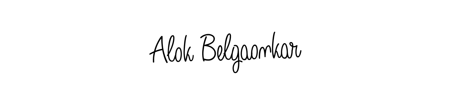 How to make Alok Belgaonkar signature? Angelique-Rose-font-FFP is a professional autograph style. Create handwritten signature for Alok Belgaonkar name. Alok Belgaonkar signature style 5 images and pictures png