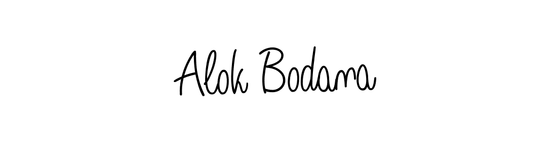 Alok Bodana stylish signature style. Best Handwritten Sign (Angelique-Rose-font-FFP) for my name. Handwritten Signature Collection Ideas for my name Alok Bodana. Alok Bodana signature style 5 images and pictures png