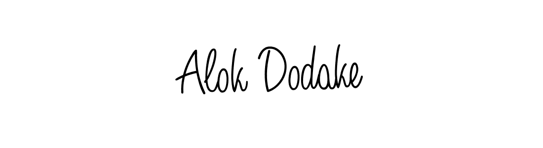 Design your own signature with our free online signature maker. With this signature software, you can create a handwritten (Angelique-Rose-font-FFP) signature for name Alok Dodake. Alok Dodake signature style 5 images and pictures png