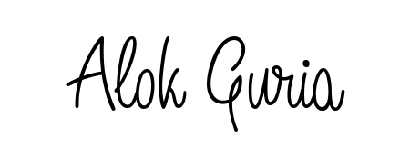 Create your official email sign-off with Alok Guria name in Angelique-Rose-font-FFP style. Crisp, clean, and perfectly legible across all screens. Alok Guria signature style 5 images and pictures png