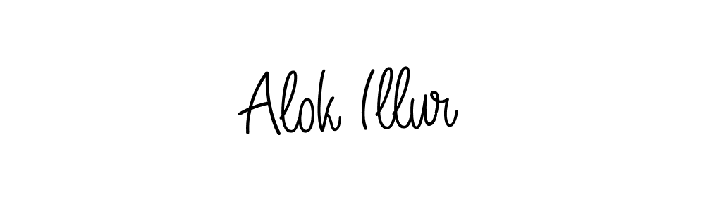 Here are the top 10 professional signature styles for the name Alok Illur. These are the best autograph styles you can use for your name. Alok Illur signature style 5 images and pictures png