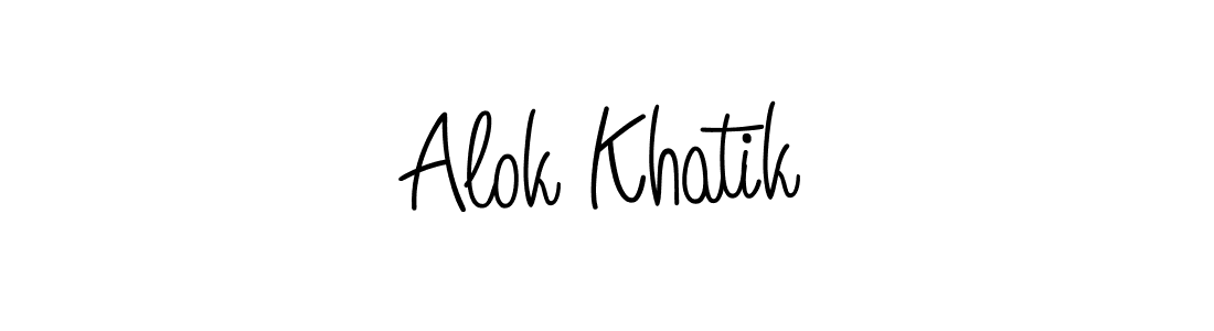How to Draw Alok Khatik signature style? Angelique-Rose-font-FFP is a latest design signature styles for name Alok Khatik. Alok Khatik signature style 5 images and pictures png