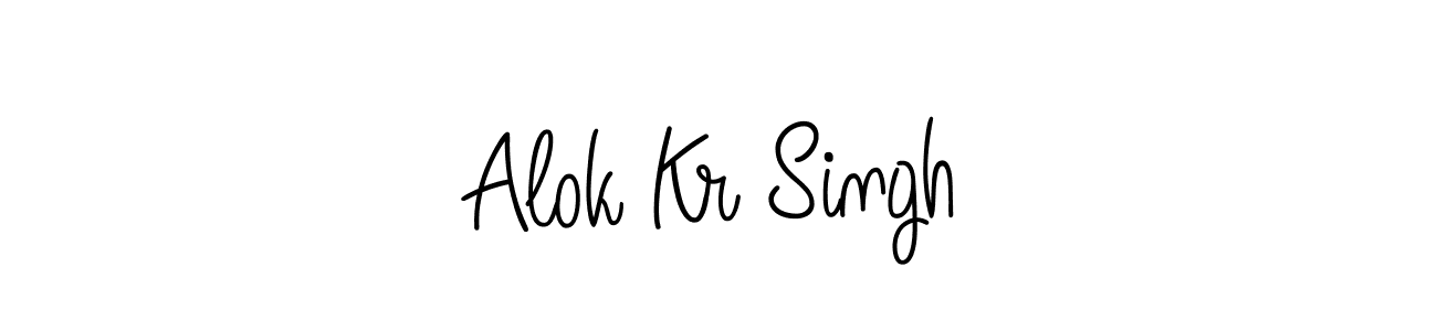 Make a beautiful signature design for name Alok Kr Singh. Use this online signature maker to create a handwritten signature for free. Alok Kr Singh signature style 5 images and pictures png